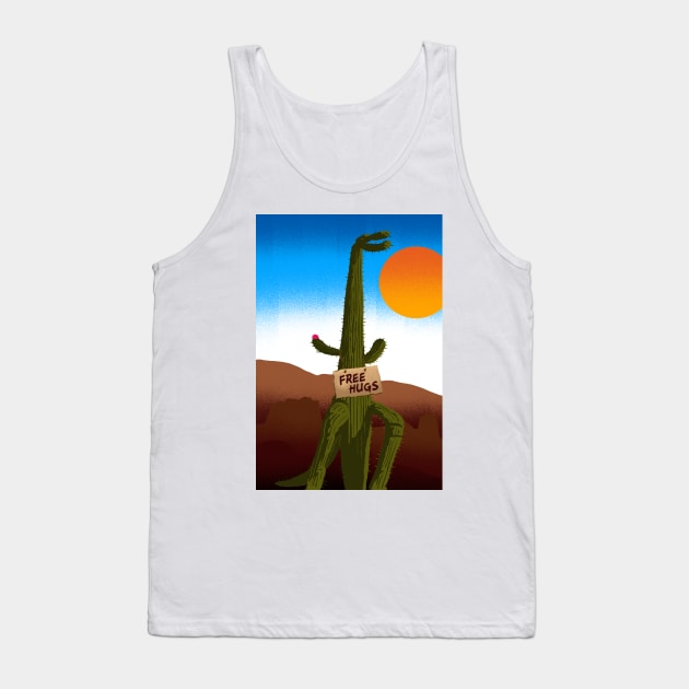 Hug is A Myth Tank Top by kookylove